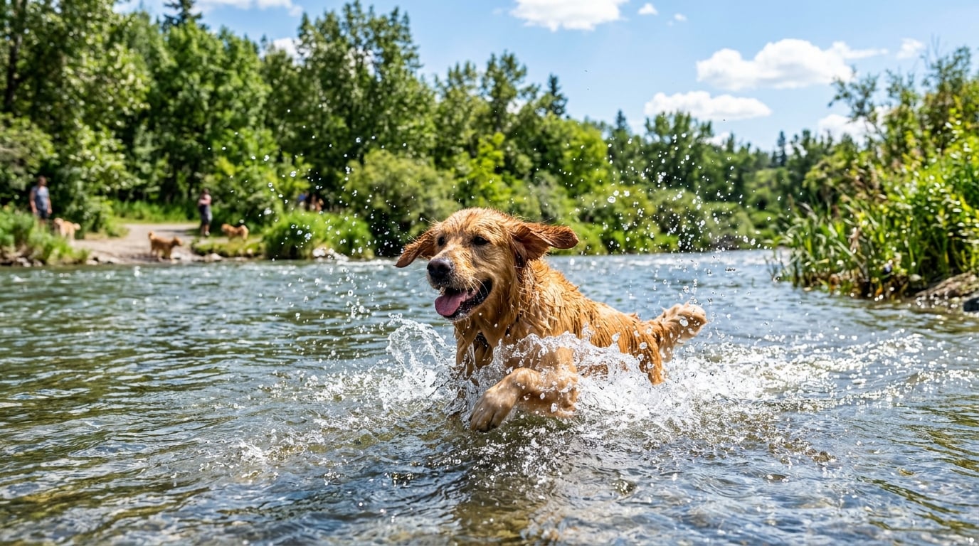 Where Can Dogs Swim in Calgary? Rivers, Lakes & Safety