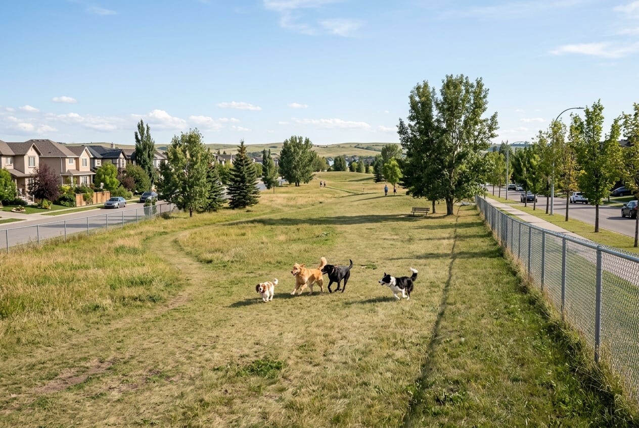 Collingwood Area 2 Off-Leash Dog Park off-leash dog park in Calgary