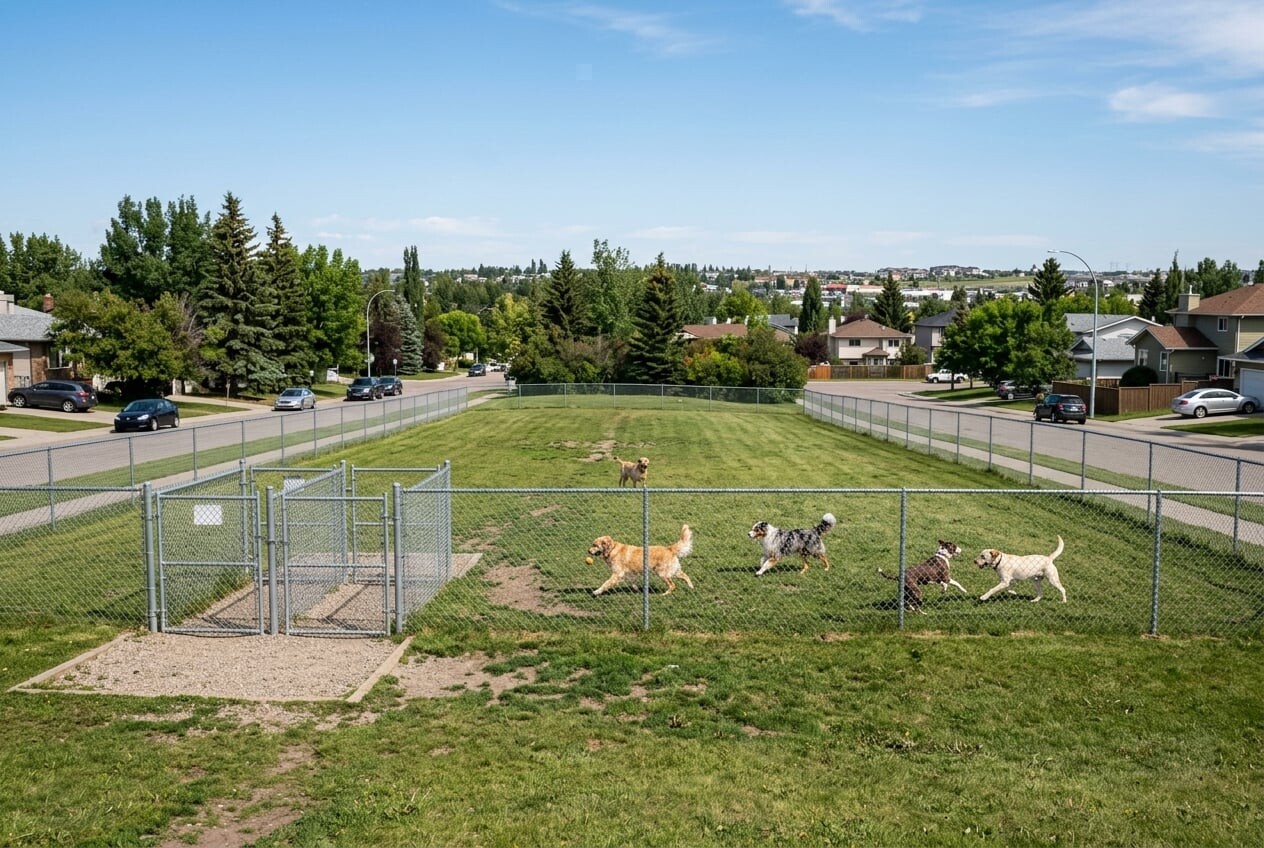 Marlborough Park Off-Leash Area off-leash dog park in Calgary