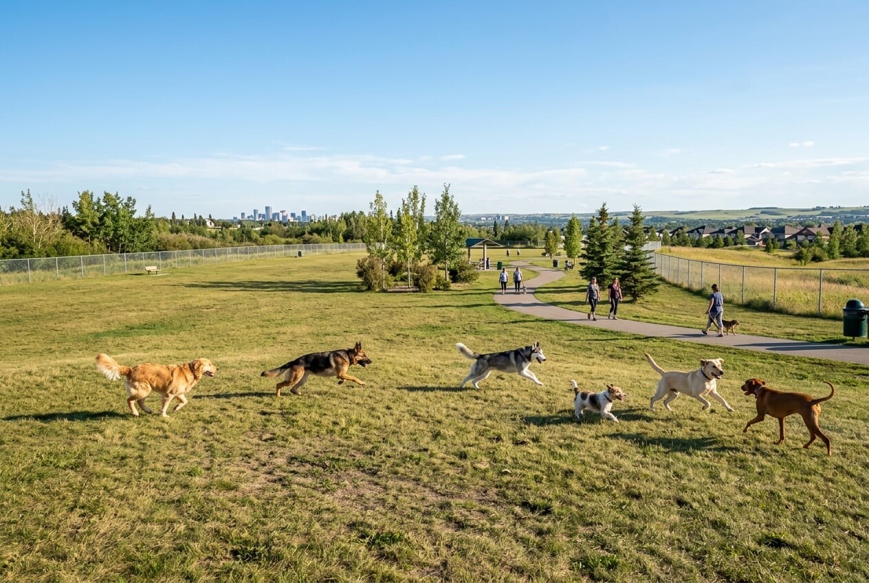 Pineridge Off-Leash Area off-leash dog park in Calgary